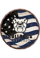 Butler Bulldogs Flag 24 Inch Barrel Top Sign - Green