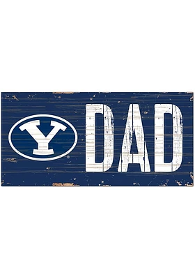 BYU Cougars DAD Sign - Navy Blue