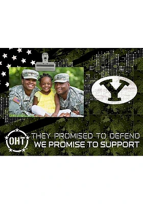 BYU Cougars OHT Clip Picture Frame - Navy Blue