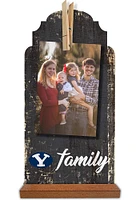 BYU Cougars Family Clothespin Sign - Navy Blue