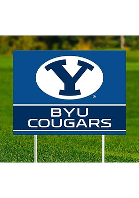 BYU Cougars Team Yard Sign - Navy Blue