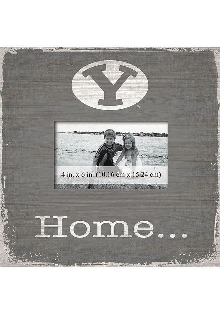 BYU Cougars Home Picture Picture Frame - Navy Blue