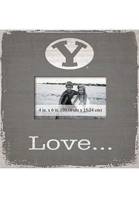 BYU Cougars Love Picture Picture Frame - Navy Blue