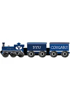 BYU Cougars Train Cutout Sign - Navy Blue