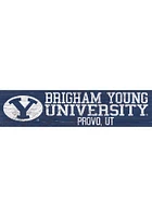 BYU Cougars 6x24 Sign - Navy Blue