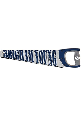BYU Cougars Wood Handsaw Sign - Navy Blue