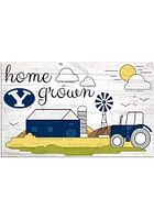 BYU Cougars Home Grown Sign - Navy Blue