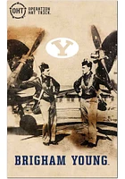 BYU Cougars Twin Pilots Sign - Navy Blue