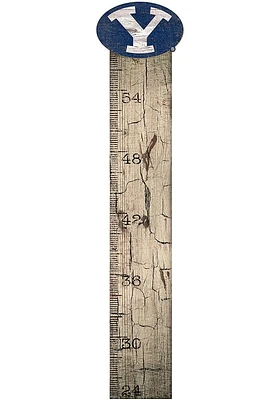BYU Cougars Growth Chart Sign - Navy Blue