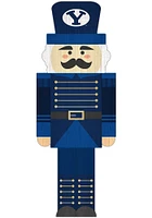 BYU Cougars 31 Inch Nutcracker Leaner Sign - Navy Blue