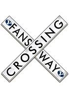 BYU Cougars 48 Inch Fans Way Crossing Wall Art