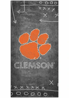 Clemson Tigers Chalk Playbook Sign - Orange