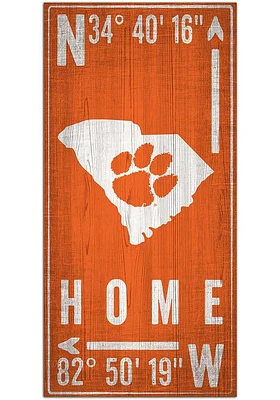 Clemson Tigers Coordinate Sign - Orange