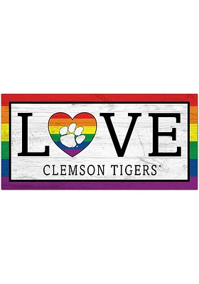 Clemson Tigers LGBTQ Love Sign - Orange