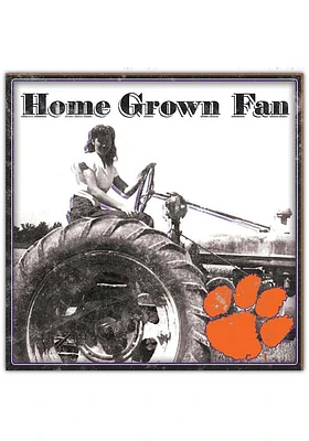 Clemson Tigers Aluminum Can Sign - Orange