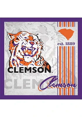 Clemson Tigers Album Sign - Orange