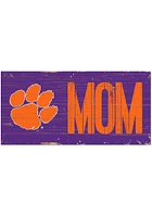 Clemson Tigers MOM Sign - Orange
