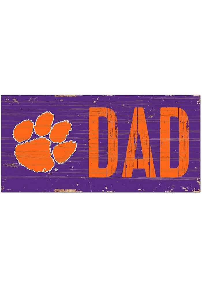 Clemson Tigers DAD Sign - Orange