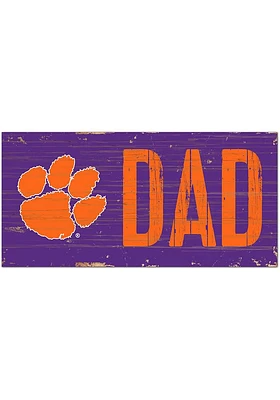 Clemson Tigers DAD Sign - Orange
