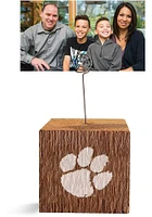 Clemson Tigers Block Spiral Photo Holder Orange Desk Accessory