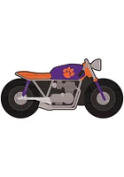 Clemson Tigers Motorcycle Cutout Sign - Orange