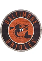 Baltimore Orioles 12 in Circle State Sign - Black