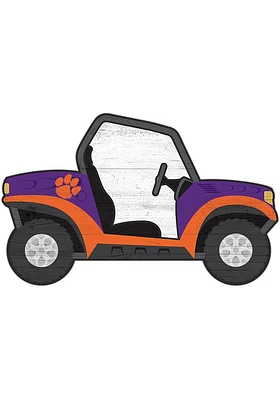 Clemson Tigers ATV Cutout Sign - Orange