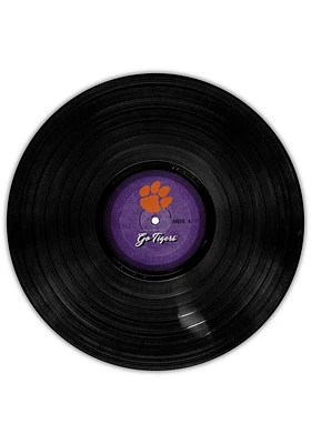 Clemson Tigers 12 Inch Vinyl Circle Sign - Orange