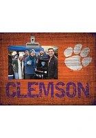 Clemson Tigers Team Clip Picture Frame - Orange