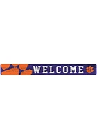 Clemson Tigers Welcome Strip Sign - Orange