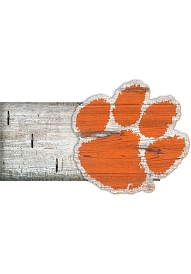 Clemson Tigers Key Holder Sign - Orange