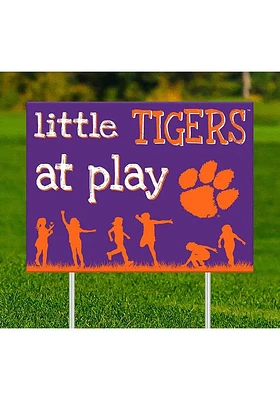 Clemson Tigers Little Fans at Play Yard Sign - Orange