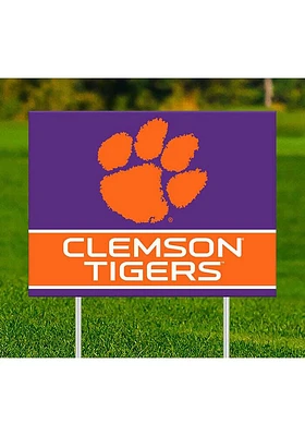 Clemson Tigers Team Yard Sign - Orange