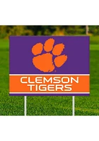 Clemson Tigers Team Yard Sign - Orange