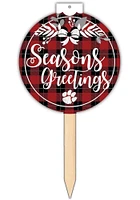 Clemson Tigers Seasons Greetings Sign - Orange