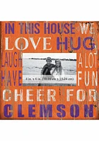 Clemson Tigers In This House 10x10 Picture Frame