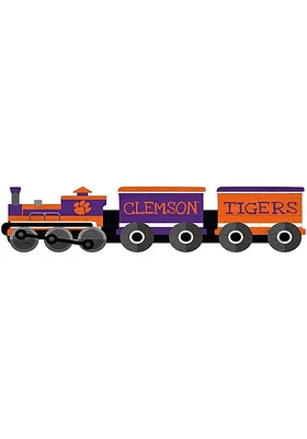 Clemson Tigers Train Cutout Sign - Orange