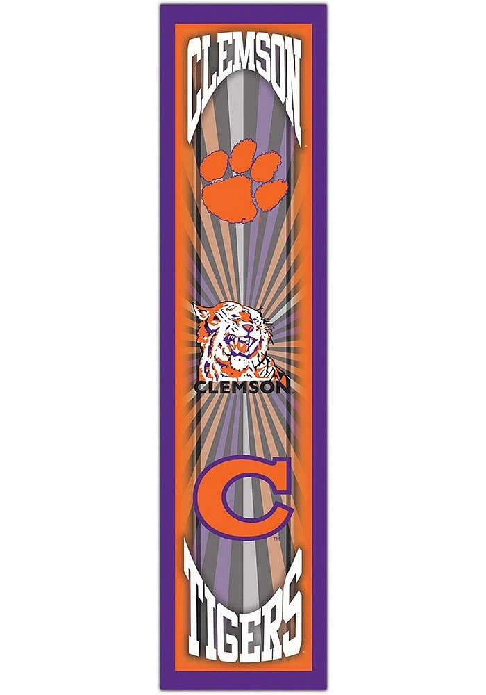 Clemson Tigers Throwback Sign - Orange