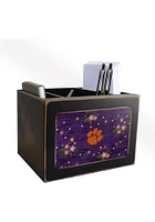 Clemson Tigers Floral Desktop Organizer Desk Accessory