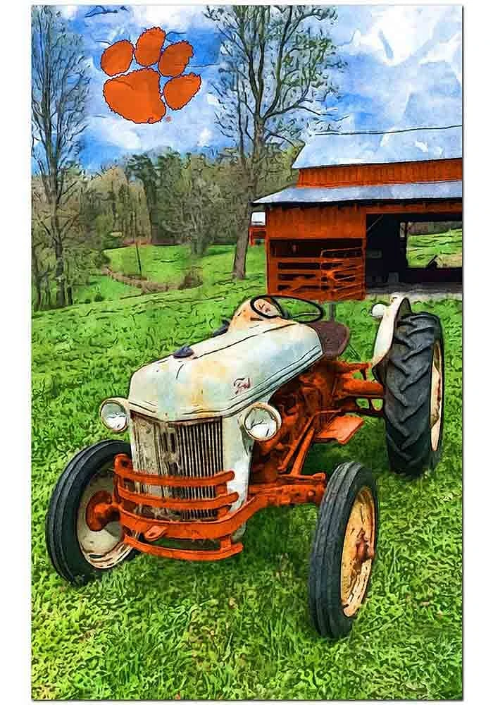 Clemson Tigers Farmscape Sign - Orange