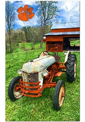 Clemson Tigers Farmscape Sign - Orange
