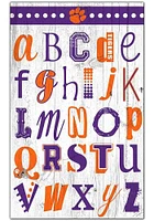 Clemson Tigers Alphabet Sign - Orange