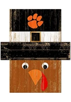 Clemson Tigers Turkey Head Sign - Orange