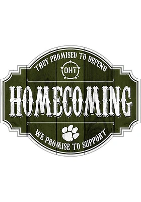Clemson Tigers OHT 24in Homecoming Tavern Sign - Orange