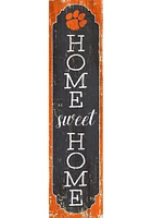 Clemson Tigers 48 Inch Home Sweet Home Leaner Sign - Orange