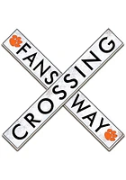 Clemson Tigers 48 Inch Fans Way Crossing Wall Art