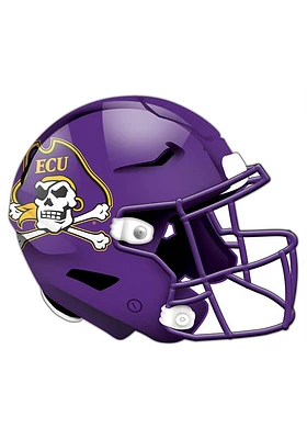 East Carolina Pirates 24in Helmet Cutout Sign - Purple