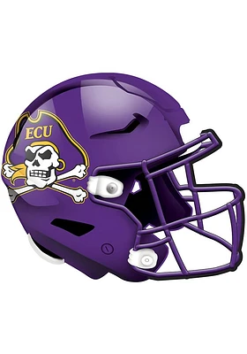 East Carolina Pirates 12in Authentic Helmet Sign - Purple
