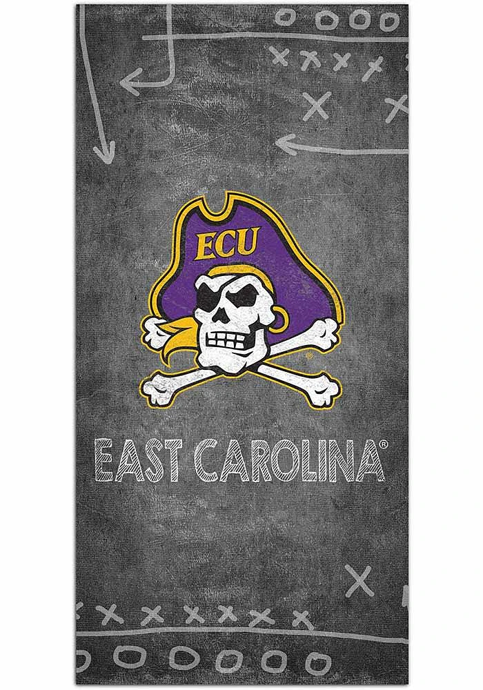 East Carolina Pirates Chalk Playbook Sign - Purple
