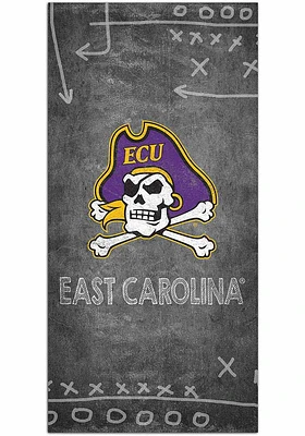 East Carolina Pirates Chalk Playbook Sign - Purple